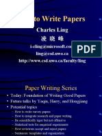 How To Write A Paper