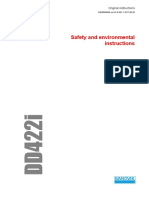 Safety and Environmental Instructions