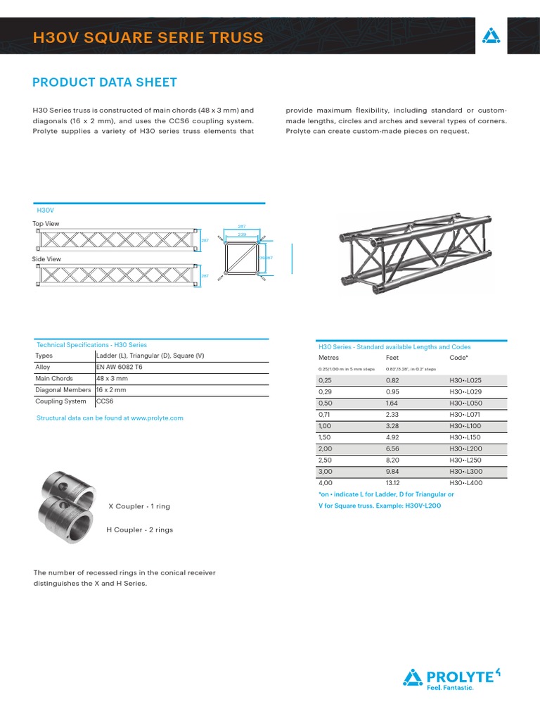 Product Data Sheet H30V | PDF | Truss | Bending