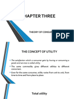 Theory of Consumer Behavior and Utility Maximization