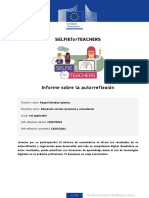 SELFIEforTEACHERS SelfReflectionReport