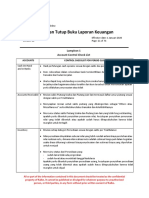 Accounts Control Checklist For Periode Closing