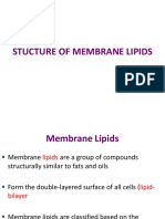 Structure of Membrane Lipids