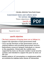 Calculate Administer, Taxes, Fee and Other Charges