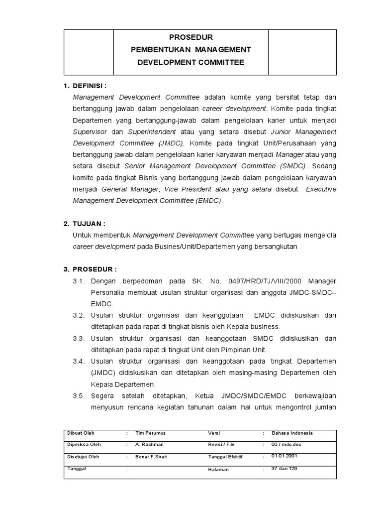 Prosedur Pembentukan MDC | PDF