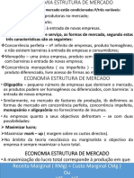 Estruturas de mercado e maximização do lucro