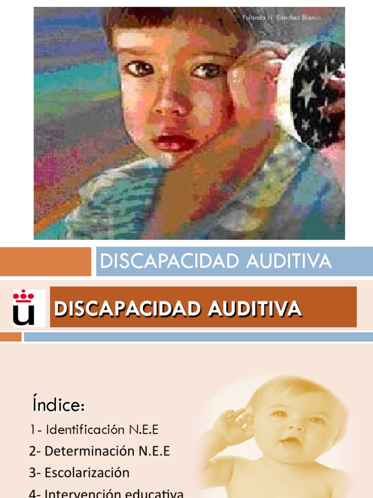 T.10 Discapacidad Auditiva Intervencion Educativa | PDF | Plan de ...