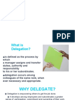 Module 10: Delegation and Stages of Team Development