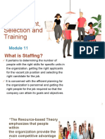 Staffing Recruitment Selection Training Module