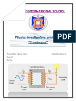 Physics Project Cover