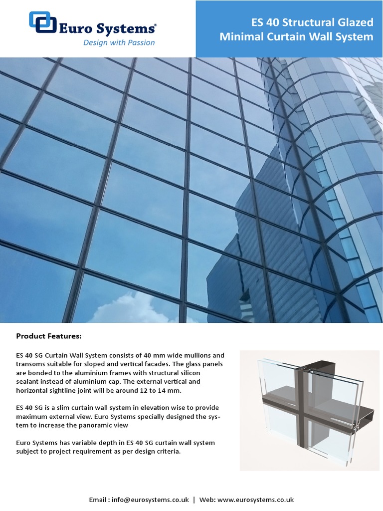 Curtain Wall (ES40 SG) 21-09-2019 | PDF | Wall | Economic Sectors