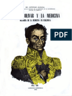 Simon Bolivar y La Medicina Por Dr. Ceferino Alegria