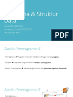 PTI-Pertemuan-3 (Pengantar Algoritma & Pemrograman) PDF