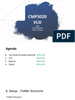 CMP3020 VLSI Lab6: FloorPlanning, Place & Route, Post-Routing Simulation and Layout Verification