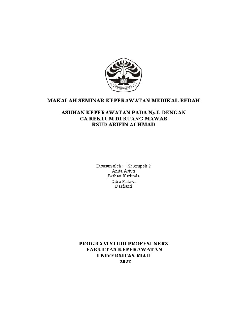 Asuhan Keperawatan Kanker Rektum | PDF