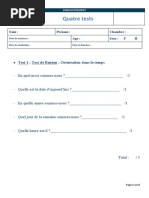 Test ECLA-16+ : Évaluation des Jeunes Adultes | PDF | Dyslexie
