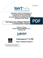 The Proper Use of Modern Polymer Technology in Cooling Water Programs