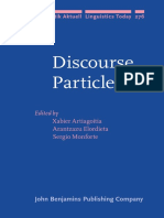 Discourse Particles Syntactic, Semantic, Pragmatic and Historical Aspects