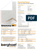 Flameshield Deluxe C-class wear resistant white ceiling side