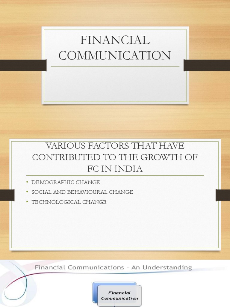 Financial Communication Examples – OYPUA