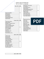 Jadwal Kelas Komputer