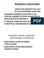 Role of Research Questions Explained