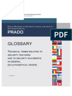 Prado Glossary