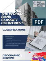 CLASSIFICATIONS: World Bank Groupings