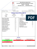 Impressão Modo Contínuo Motor Com Carga Operando