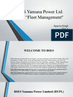 BYPL Fleet Management Internship Report