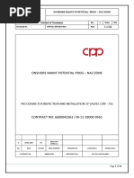 Procedure For Inspection and Installation of Valves