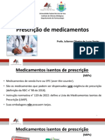 Prescrição de Medicamentos: Profa. Julianna Oliveira de Lucas Xavier