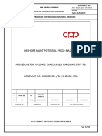 CPP-NA2-PM-PLN-0033 Procedure For Welding Consumable Handling