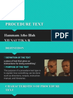 How to Write Procedure Texts