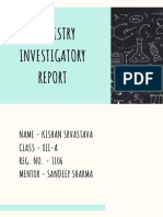 Chemistry Investigatory Report