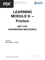 Module 8 - Friction