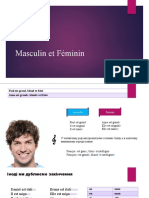 Masculin Et Féminin