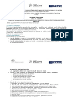 Cronograma de Convocatoria Para Danza Valledupar 5 de Agosto