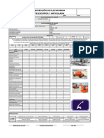 Formato - Inspección de Plataforma de Elevación Articulada