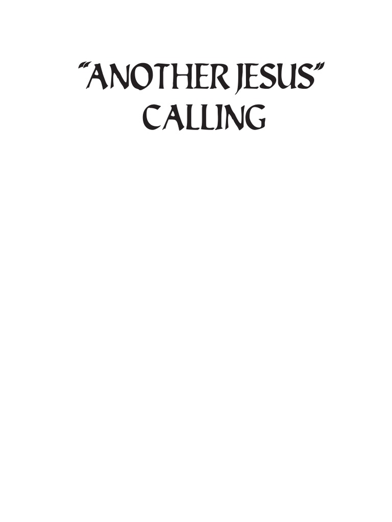Another Jesus Calling | PDF | Jesus | Books