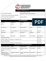 Form - Employment Application