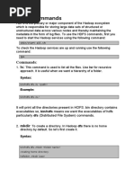 HDFS Commands