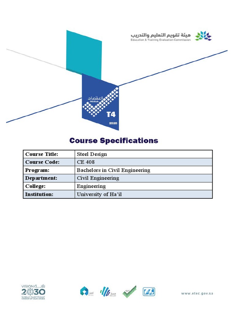 Steel Design Course Overview CE 408 | PDF | Design | Truss