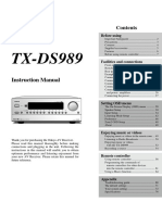 Onkyo tx-ds989 - Manual - e