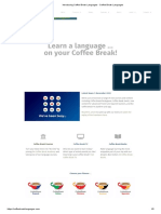 Introducing Coffee Break Languages