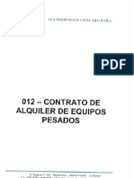 011 Contrato de Alquielr de Equipos Pesados