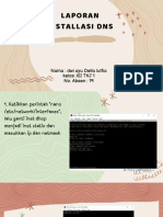 Laporan Installasi DNS: Nama: Dwi Ayu Della Lutfia Kelas: XII TKJ 1 No. Absen: 19
