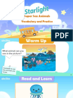 Unit 2 Lesson 2 Super Sea Animals Vocabulary and Practice 