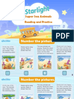 Super Sea Animals Reading Comprehension
