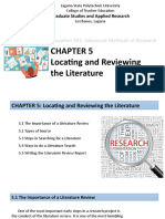 Chapter 5 Locating and Reviewing The Literature